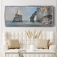 The Rock Needle and the Porte d'Aval, 1885 (Clark Art Institute version) - Floater Framed Canvas Print