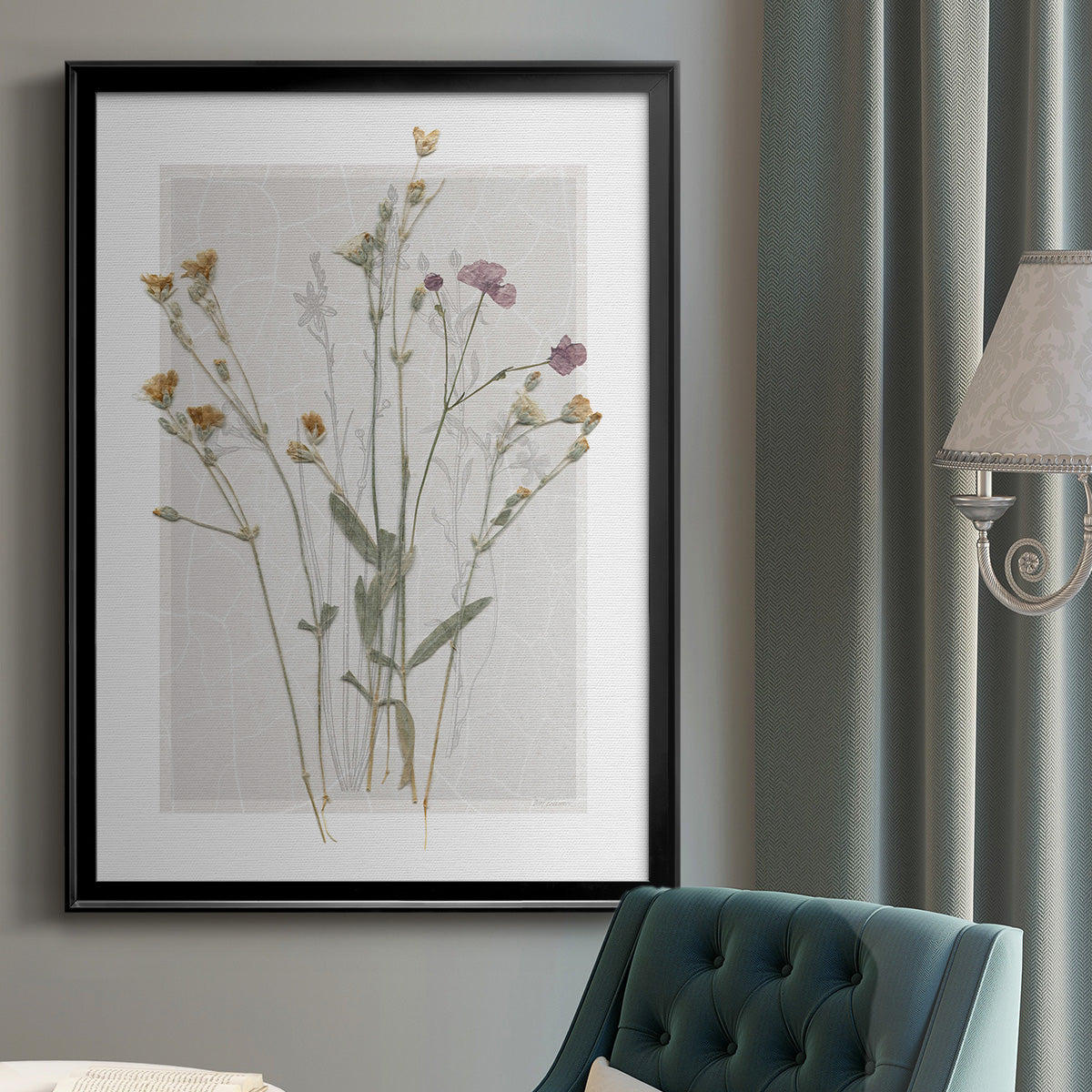 Field Study Page II - Modern Framed Canvas Print