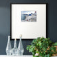 Santorini Sunrise Premium Framed Print Double Matboard