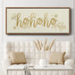 Golden HoHoHo - Floater Framed Canvas Print
