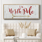 North Pole - Floater Framed Canvas Print