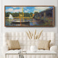 The Road Bridge, Argenteuil - Floater Framed Canvas Print