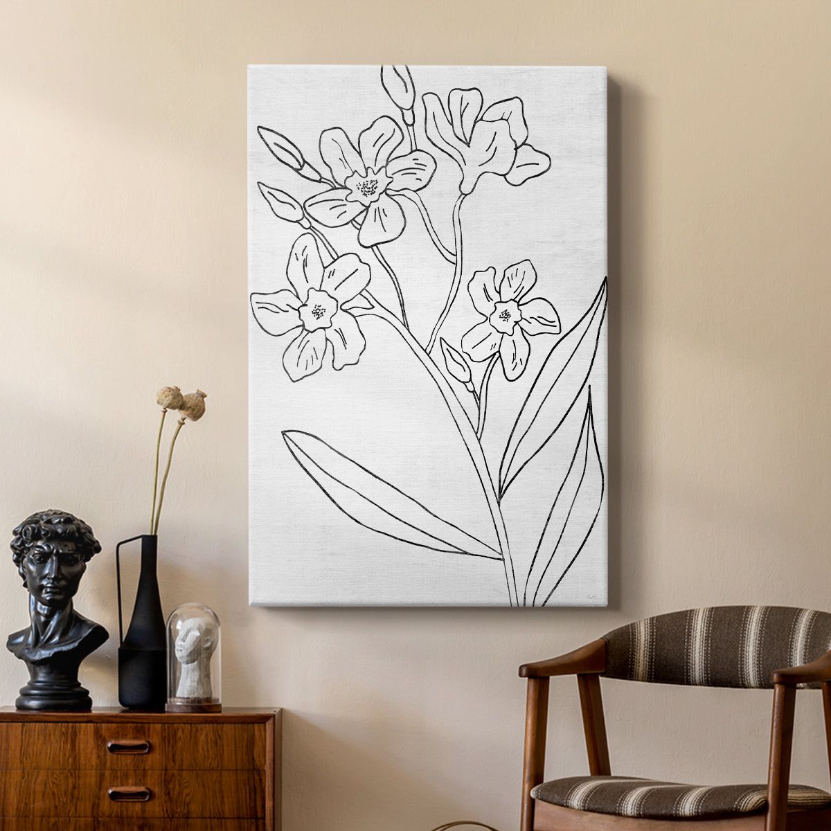 Botanical Sketch II - Canvas Art Print