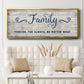 Family Forever - Floater Framed Canvas Print