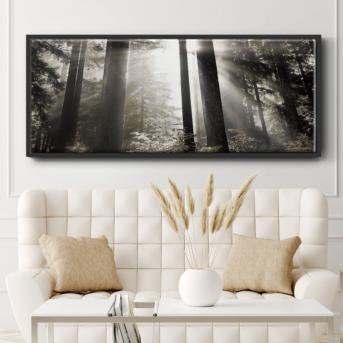 Morning Light - Floater Framed Canvas Print
