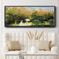 The Garden, 1872 - Floater Framed Canvas Print