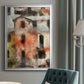 Stacked Houses IV - Modern Framed Canvas Print