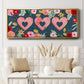 Sweet Hearts Collection D - Floater Framed Canvas Print