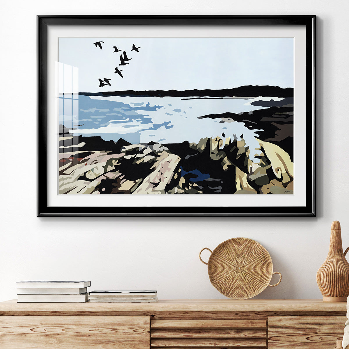 Maine Event - Modern Framed Art Print