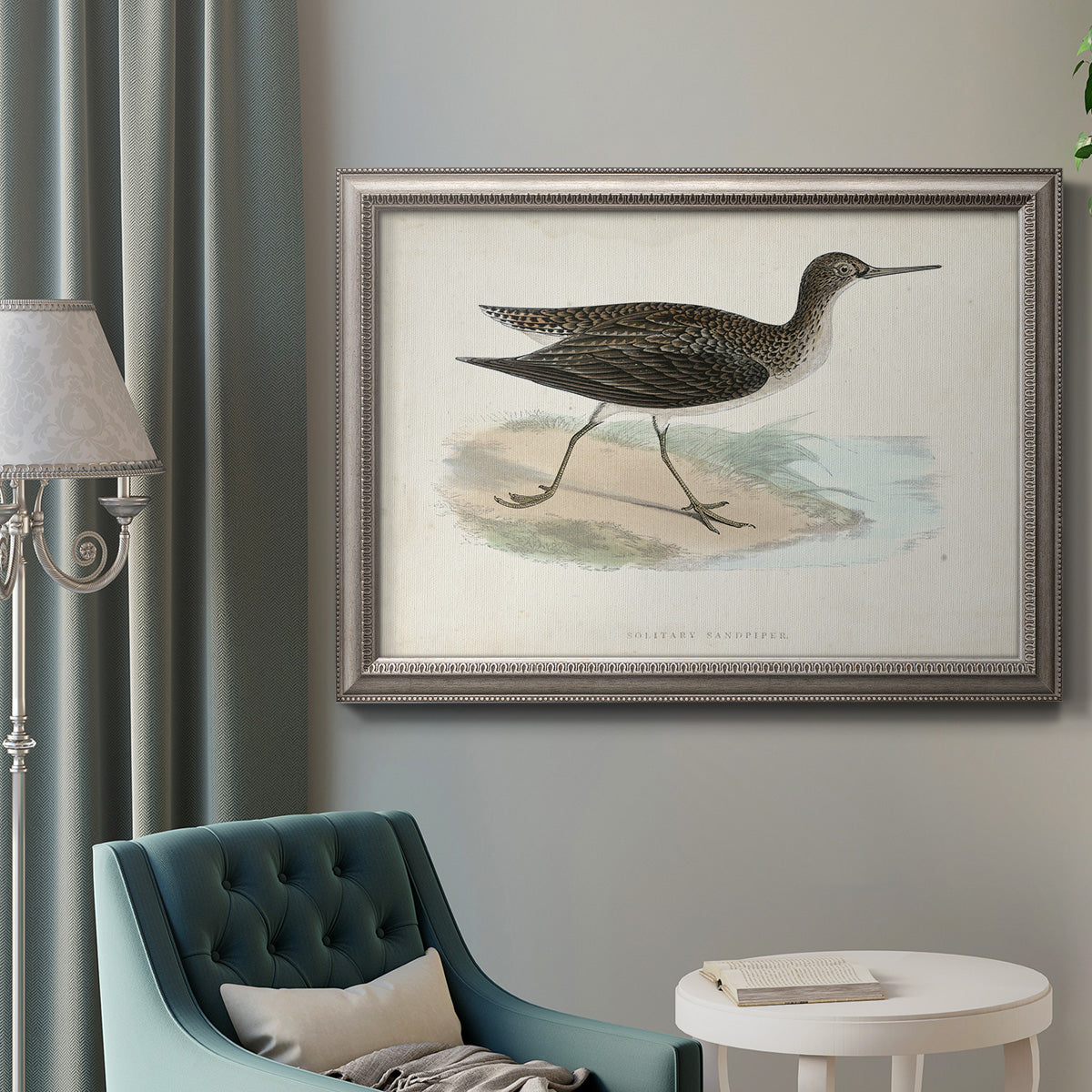 Morris Sandpipers VII Premium Framed Canvas- Ready to Hang