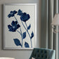 Indigo Bloom I - Modern Framed Canvas Print