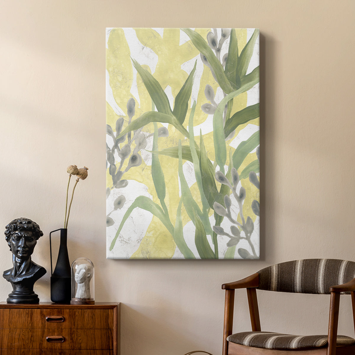 Sea Grass Fresco III - Canvas Art Print