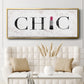 Chic - Floater Framed Canvas Print