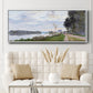 The Promenade at Argenteuil, 1872 - Floater Framed Canvas Print
