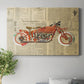 Vintage Red Premium Gallery Wrapped Canvas - Ready to Hang