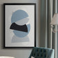 Shapely Blues I - Modern Framed Canvas Print
