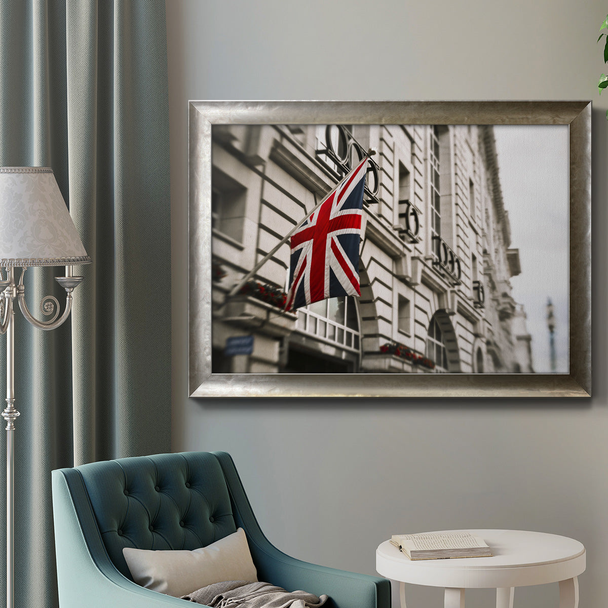 London Scene II Premium Framed Canvas- Ready to Hang