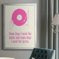 Sweet Melody II - Modern Framed Canvas Print