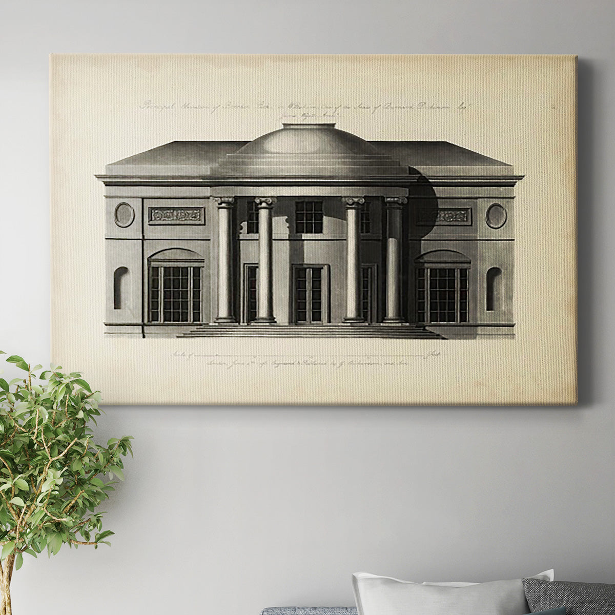 Richardson Architecture III Premium Gallery Wrapped Canvas - Ready to Hang