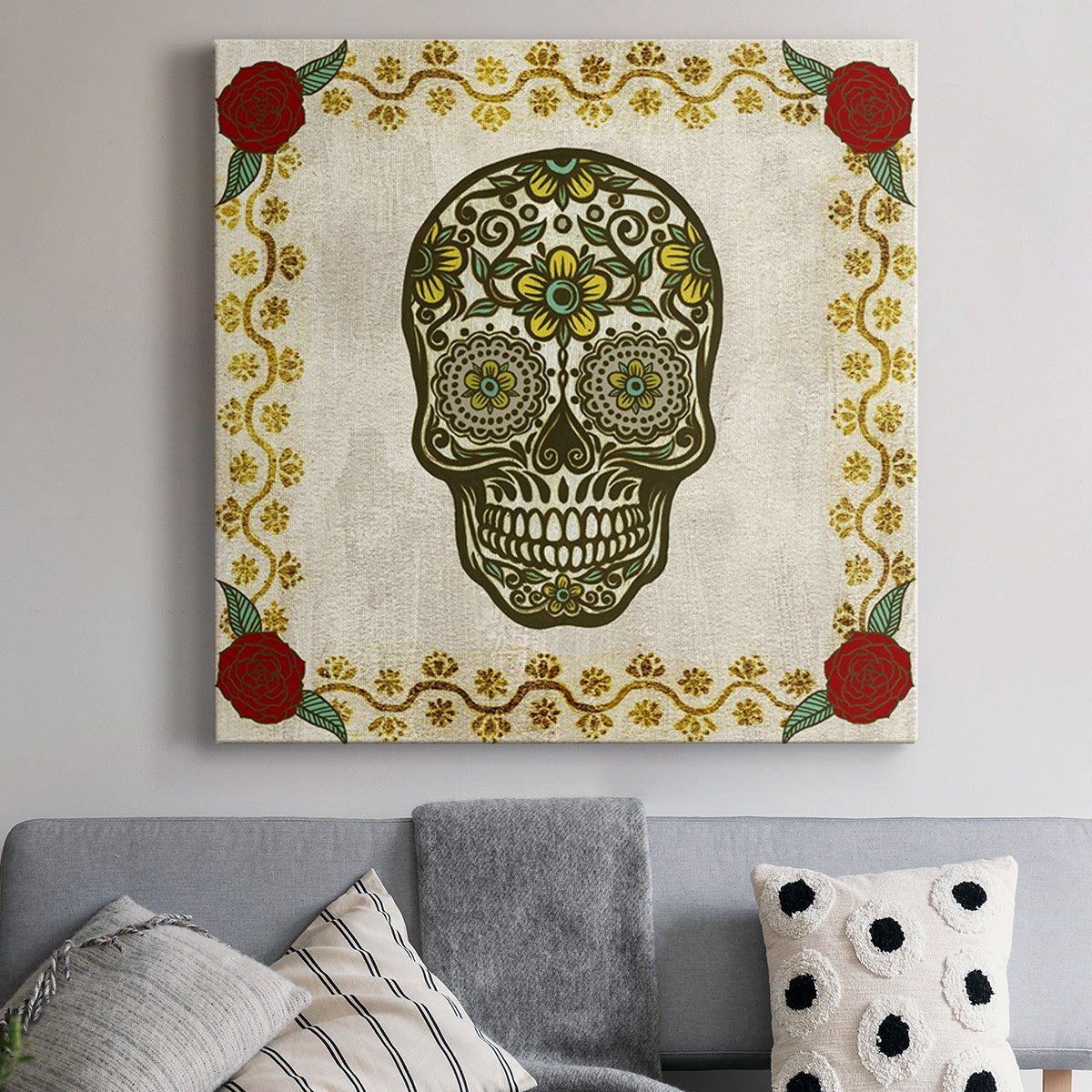 Day of the Dead II-Premium Gallery Wrapped Canvas - Ready to Hang