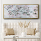 Cherry Blossoms - Floater Framed Canvas Print