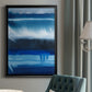 Deep Blue Shore II - Modern Framed Canvas Print