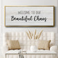 Beautiful Chaos - Floater Framed Canvas Print