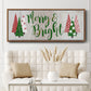 Merry & Bright - Floater Framed Canvas Print