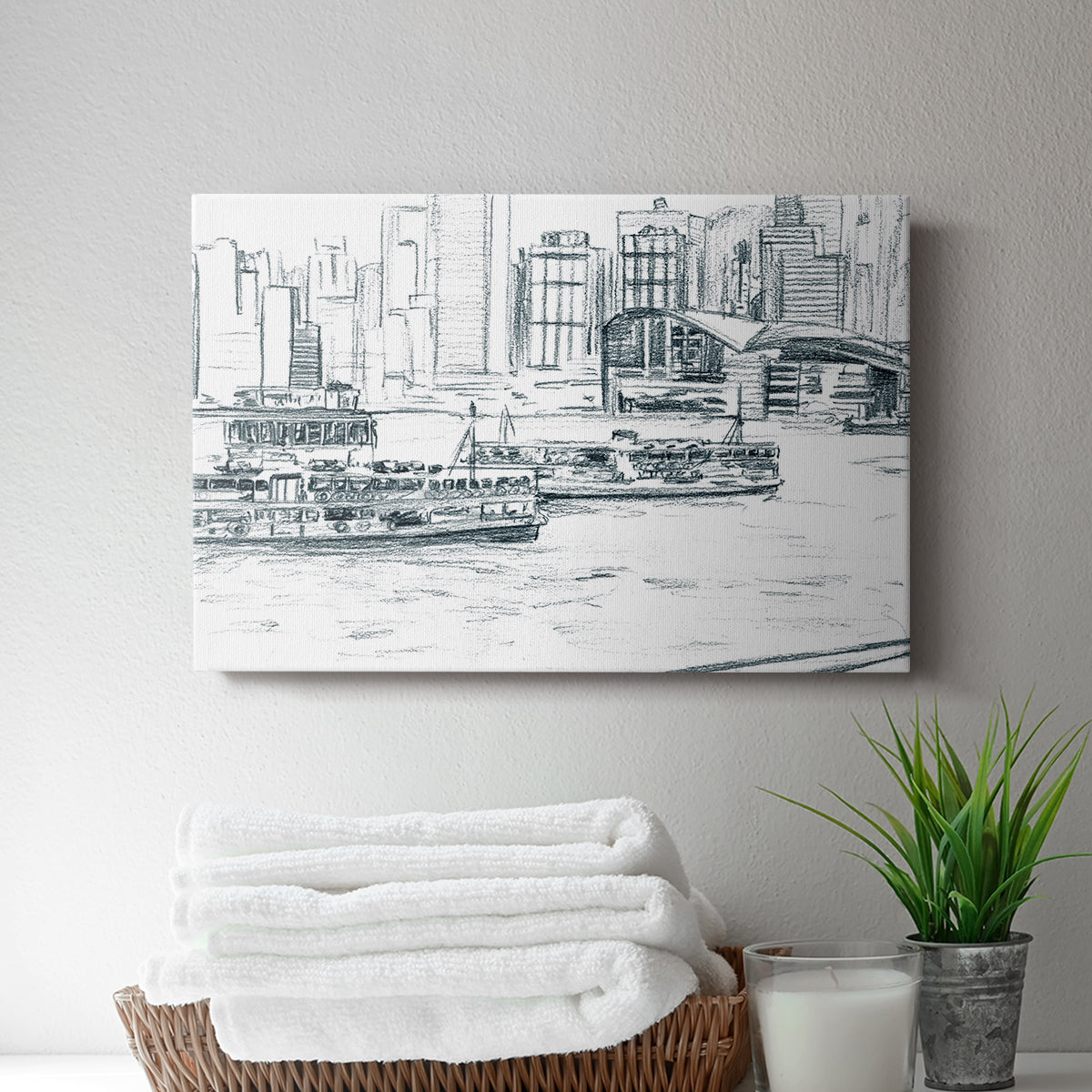 Ferryboats I - Canvas Art Print