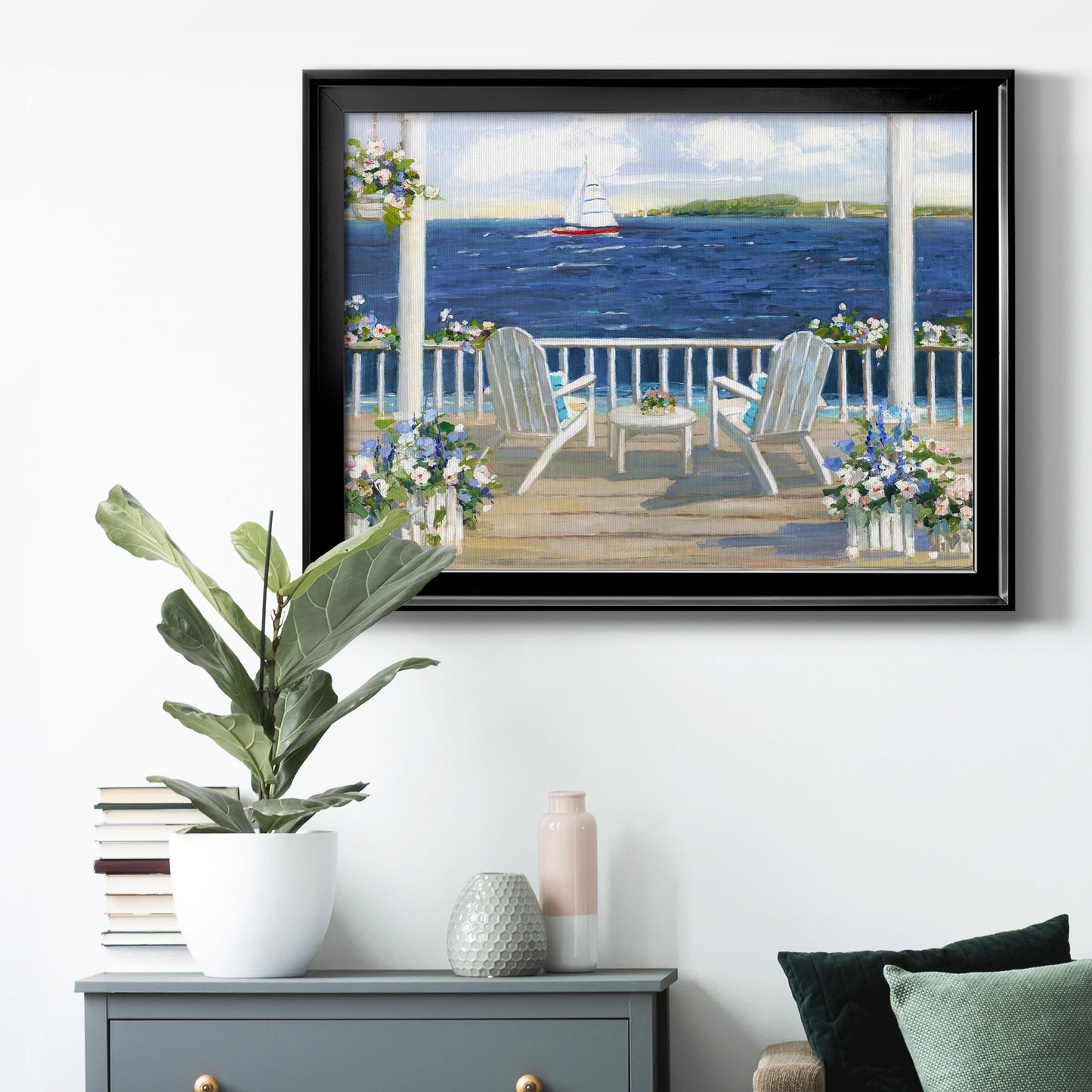 Summer Sail Premium Classic Framed Canvas - Ready to Hang