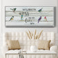 We Live Here - Floater Framed Canvas Print