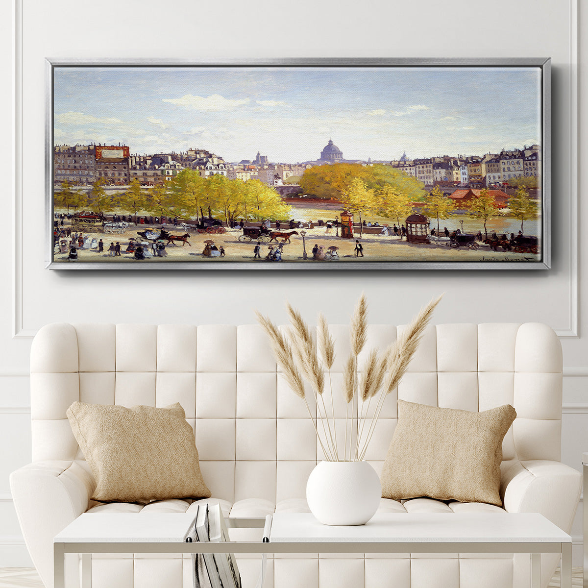 Que Du Lourve, 1867 - Floater Framed Canvas Print