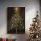 Night of Amber Village - Canvas Art Print