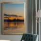 Molten Gold - Modern Framed Canvas Print