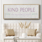 Kind People - Floater Framed Canvas Print