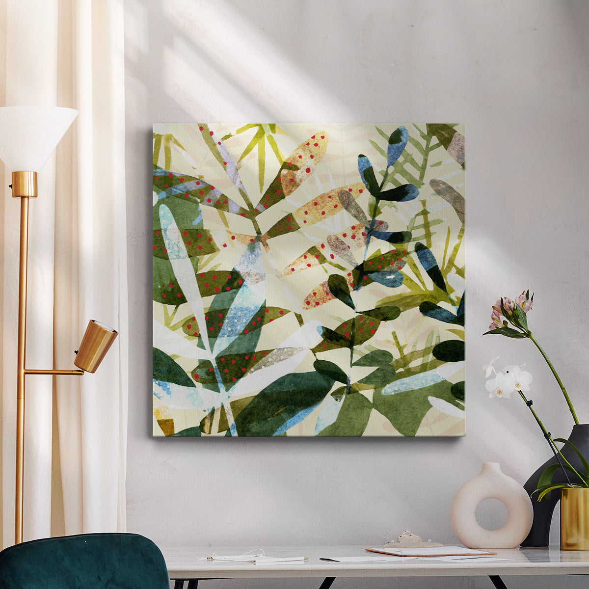 Technicolor Jungle I - Canvas Art Print