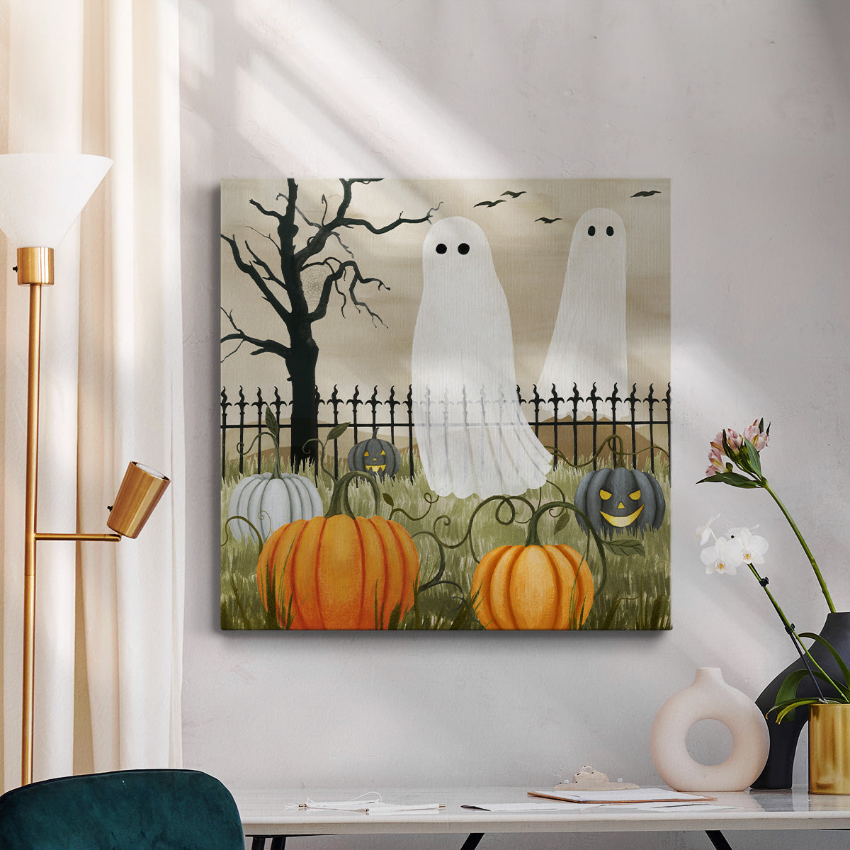 Haunted Pumpkin Patch I - Canvas Art Print