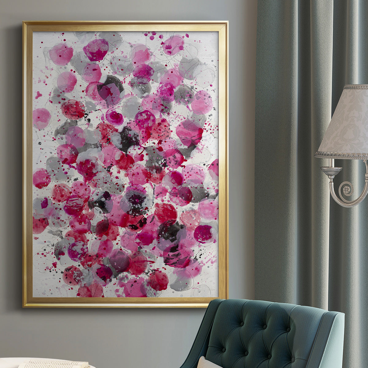 Bouquet - Modern Framed Canvas Print