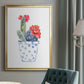 Cactus and Succulent Blooms II - Modern Framed Canvas Print