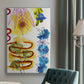 Flower Power II - Floater Framed Canvas Print