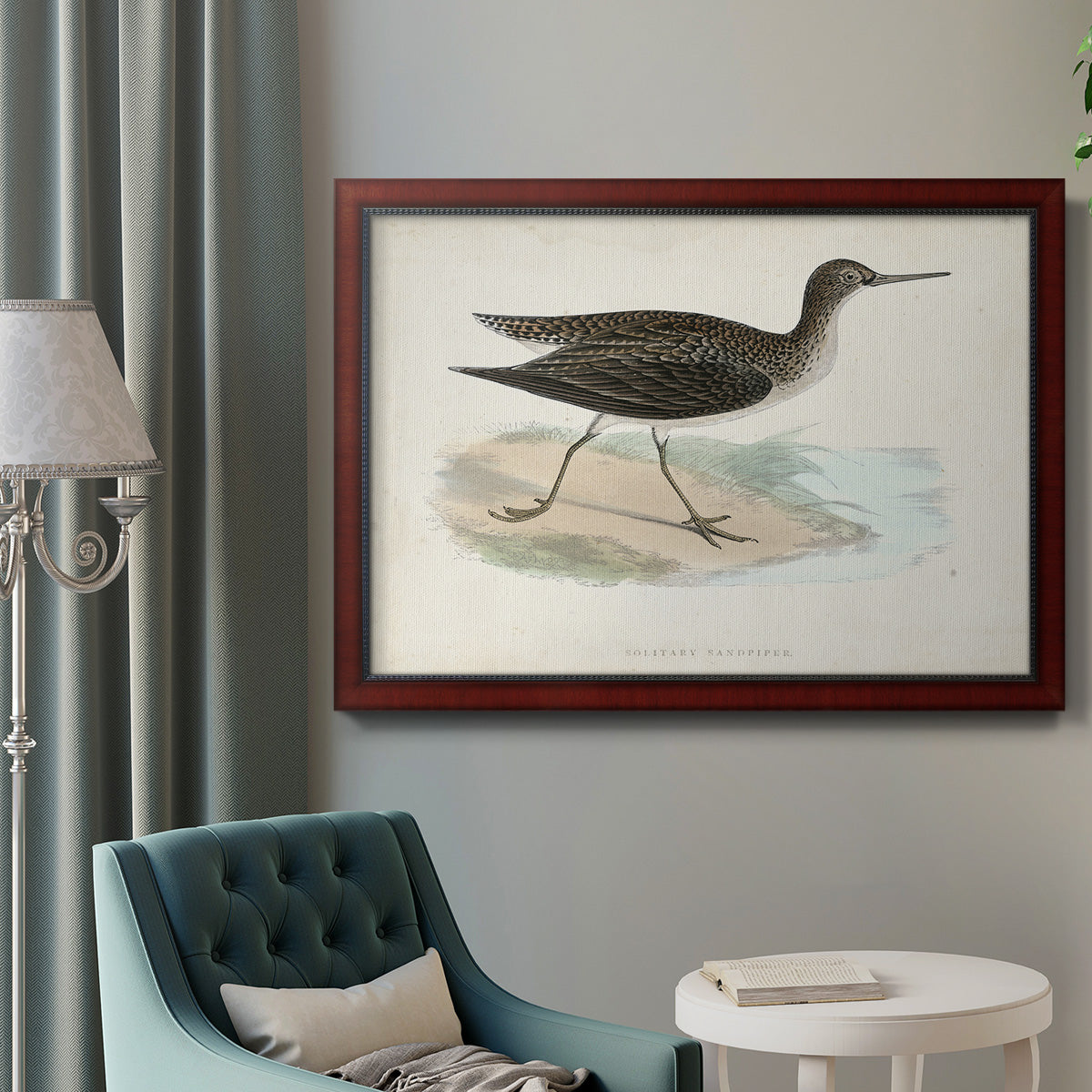 Morris Sandpipers VII Premium Framed Canvas- Ready to Hang