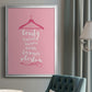 Beauty in Pink - Modern Framed Canvas Print