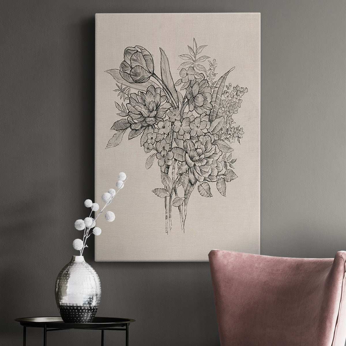 Floral Bouquet I - Canvas Art Print