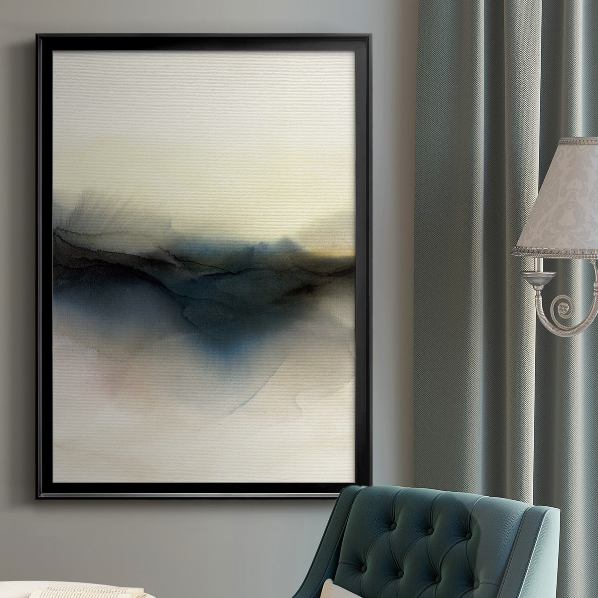 Continuum I  - Modern Framed Canvas Print