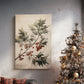 Tinsel-Gold Whisper of Mistletoe - Canvas Art Print