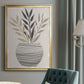 Palm Arrangement I - Modern Framed Canvas Print