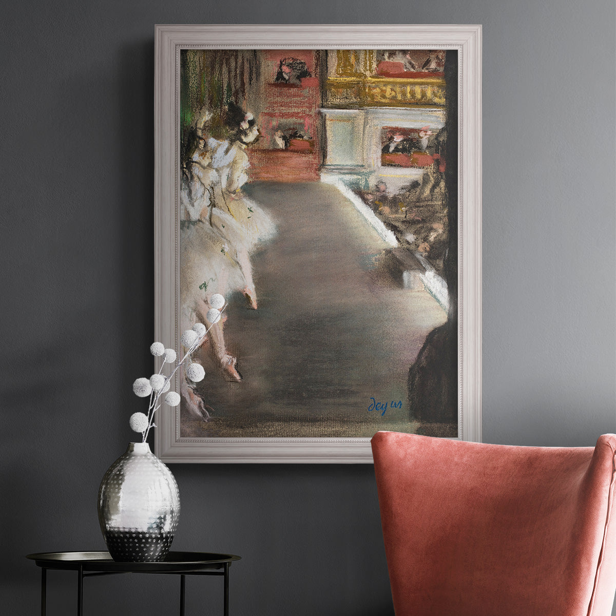 Dancers at the Old Opera House - Ornate Framed Canvas Print