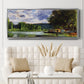 The Banks of the Seine near Jeufosse (Eure), 1880 - Floater Framed Canvas Print