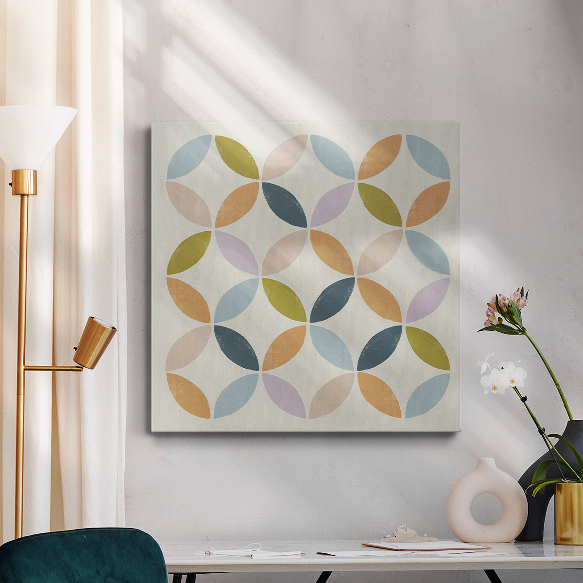 Deco Diagram II - Canvas Art Print