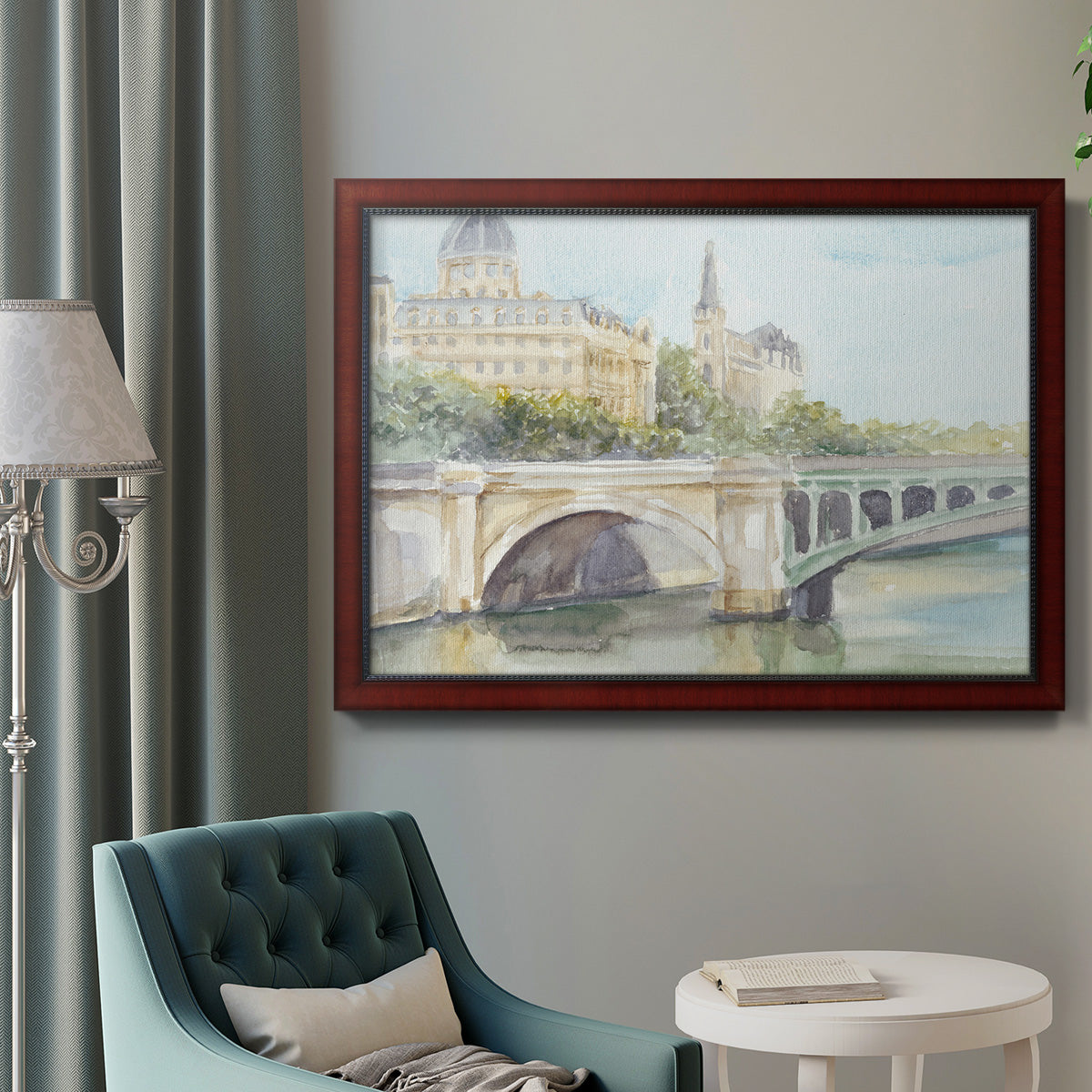 French Bridge Study IV Premium Framed Canvas- Ready to Hang